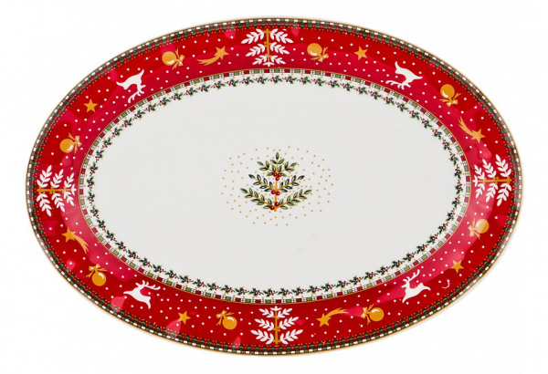 Блюдо декоративное (30.5 см) Christmas Collection 54-545