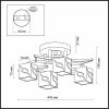 Люстра на штанге Odeon Light Harta 2538/4C