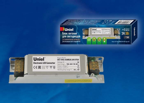 Блок питания Uniel UET-VAS-038B20 UL-00002427