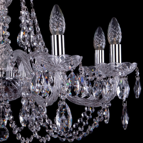 Подвесная люстра Bohemia Ivele Crystal 1406 1406/8/240/Ni