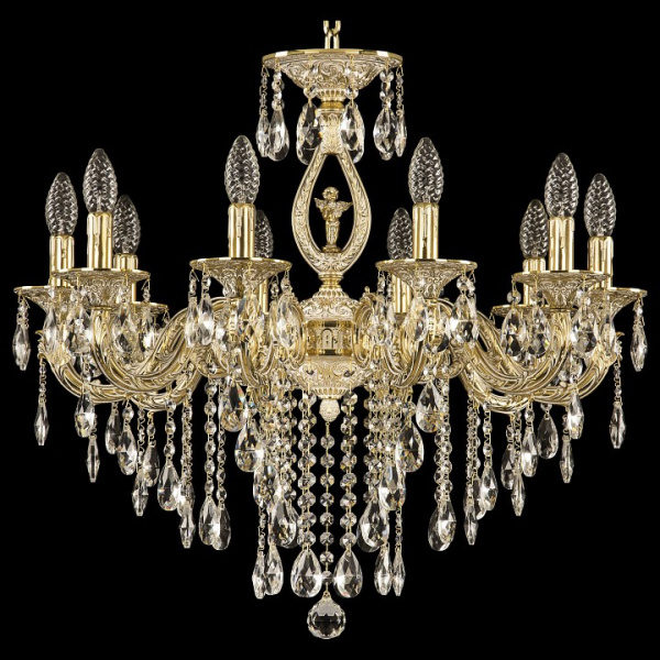 Подвесная люстра Bohemia Ivele Crystal 7101 71401/10/210 B GW FA10S