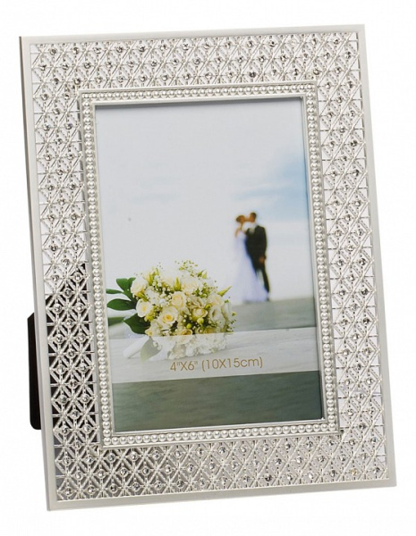 Фоторамка настольная (20х15 см) C хрусталем LS1780-4
