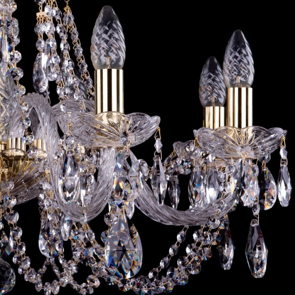Подвесная люстра Bohemia Ivele Crystal 1406 1406/8/240/G