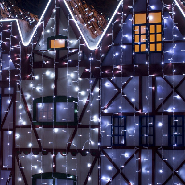 Занавес световой Eurosvet 200-101 200-101 белый с эффектом мерцания