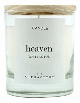 Свеча ароматическая (9.8 см) The Olphactory HEAVEN Белый лотос VV401WLTO
