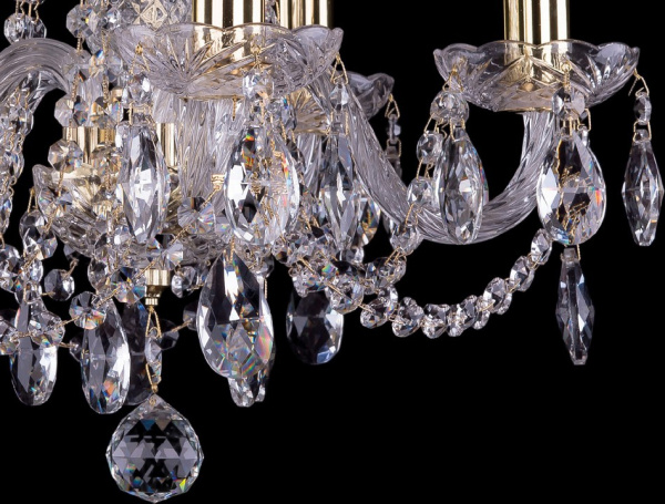 Подвесная люстра Bohemia Ivele Crystal 1402 1402/5/141/G