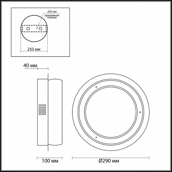 Накладной светильник Odeon Light Constance 4603/12WL