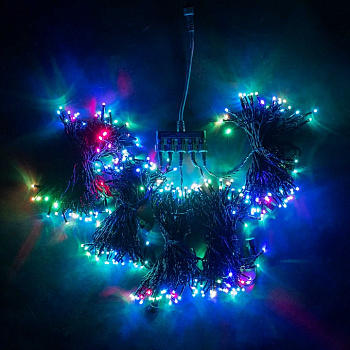 Гирлянды на деревья KF KFT300-10-1RGBBK