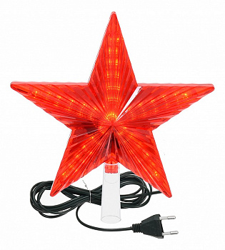 Верхушка на елку световая (20х20 см) Звезда 55086