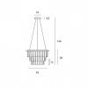 Подвесная люстра Maxlight Monaco P0259