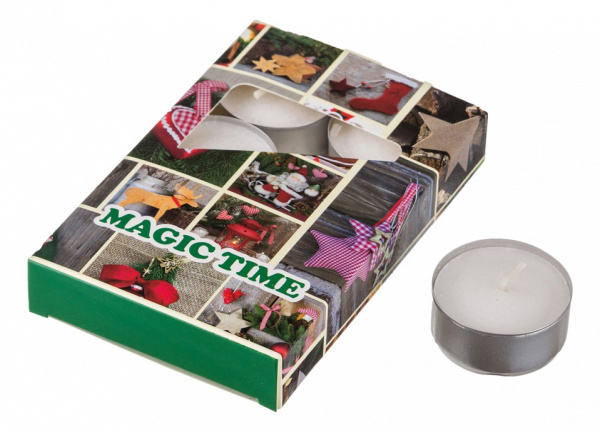 Набор из 6 свечей ароматических (4x2 см) Magic time 348-474