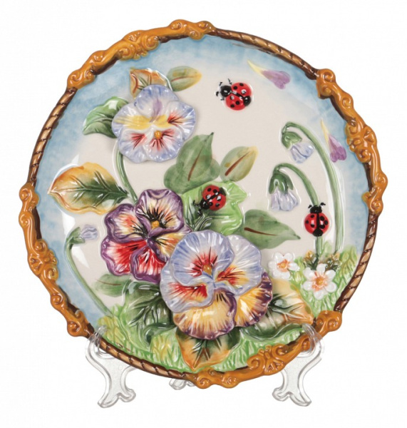 Блюдо декоративное (21х3 см) Весна 59-566