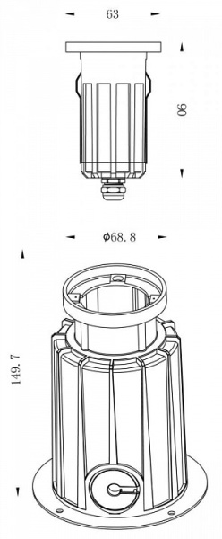 Встраиваемый в дорогу светильник Deko-Light NC COB I 730439