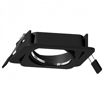 Встраиваемый светильник Ambrella Diy Spot 1 C7659 SBK черный песок 120*120*H25mm MR16 GU5.3