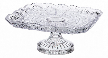Блюдо декоративное (27х27х12.5 см) Muza Crystal 695-028