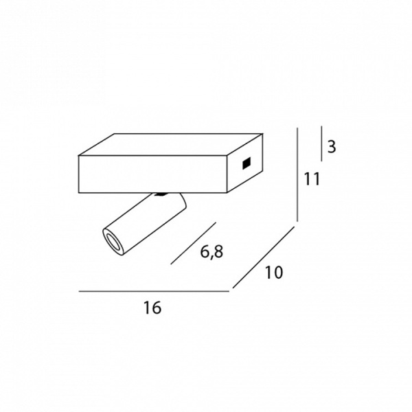 Бра Maxlight Power W0208