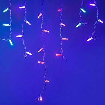 Бахрома световая [2.4x0.6 м] Edge ARD-EDGE-CLASSIC-2400x600-WHITE-88LED-LIVE RGB (230V, 6W)