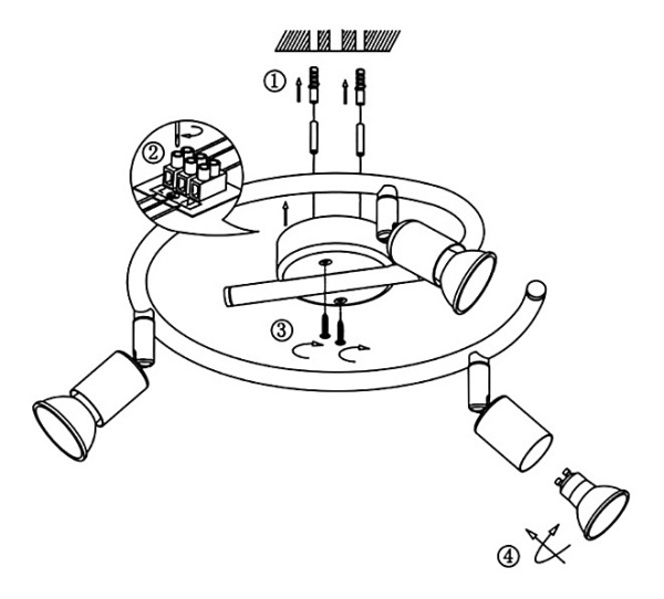 Спот Globo Oliwa 57382-3