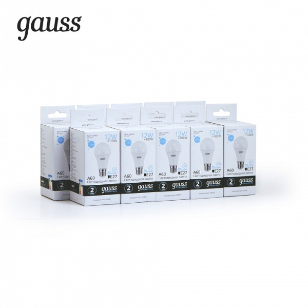 Лампа светодиодная Gauss  E27 12Вт 6500K 23232