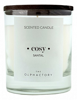 Свеча ароматическая (9.8 см) The Olphactory COSY Black Сандал VV401SABTO