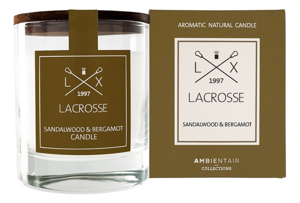 Свеча ароматическая (10 см) Сандал и бергамот VV040SBLC