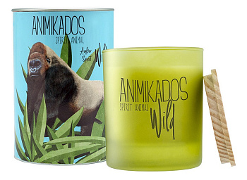 Свеча ароматическая (9.9 см) Wild Gorilla - амбровый  VV040ABAW