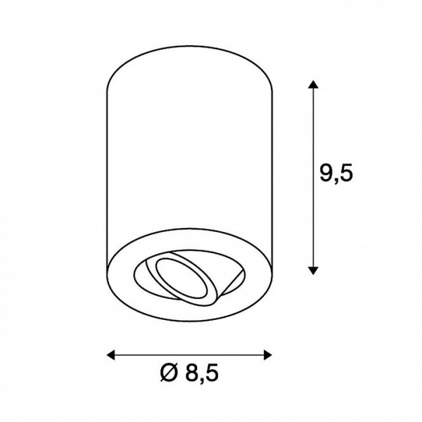 Накладной светильник SLV Triledo Round Cl 113931