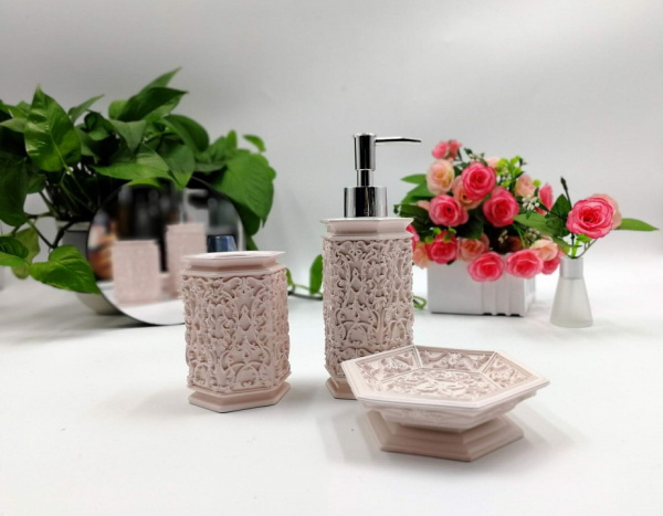 Набор для ванной №36 ВК-36-пудра