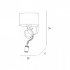 Бра с подсветкой Maxlight Olimpic W0228