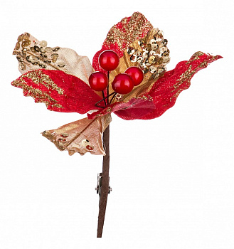 Цветок (17 см) Пуансетия 241-1002