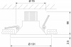 Встраиваемый светильник Elektrostandard Nulla a063972