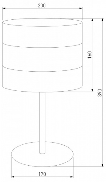 Настольная лампа декоративная TK Lighting Tago 5056 Tago White