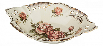 Блюдо декоративное (36.5х26.5х7 см) Корейская Роза 215-031
