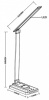 Настольная лампа офисная Arte Lamp William A5122LT-1WH