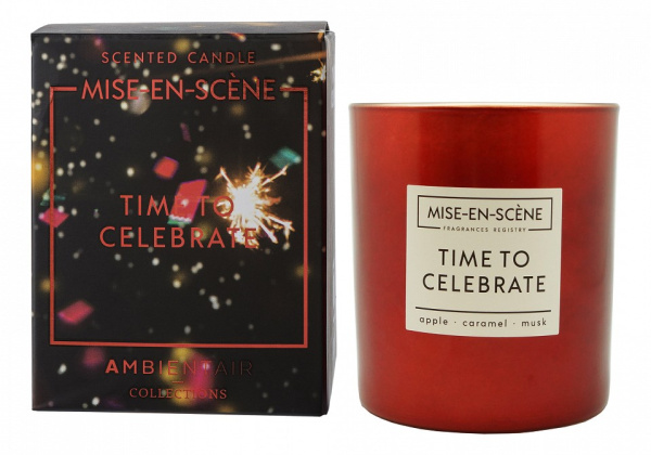 Свеча ароматическая (9.2 см) Mise En Scene Time to celebrate VV050WCMS
