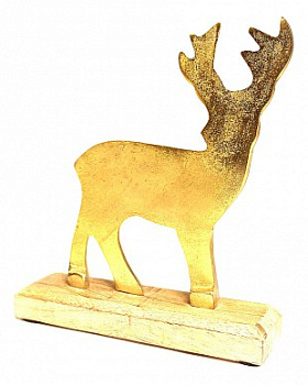 Звеь декоративный (18x5x22 см) Golden Raindeer en_ny0031