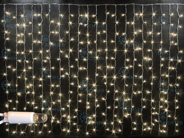 Занавес световой [2x1.5 м] RL-CS2*1.5-CW/WW