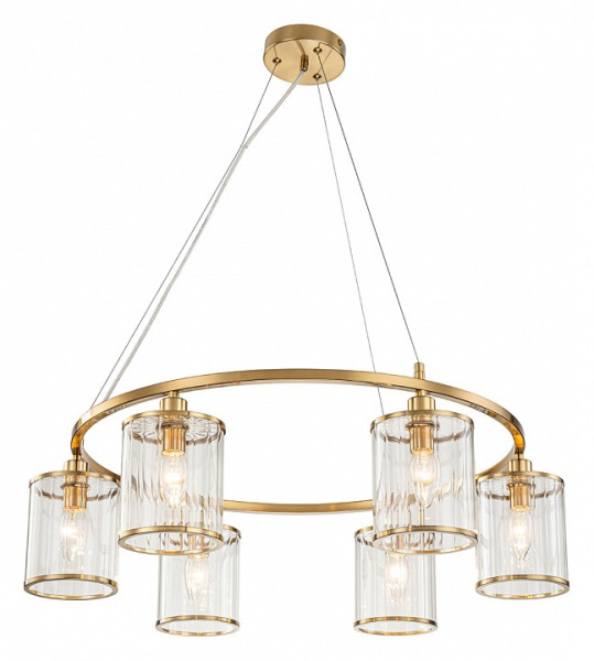 Подвесная люстра Indigo Dante 13022/6P Brass