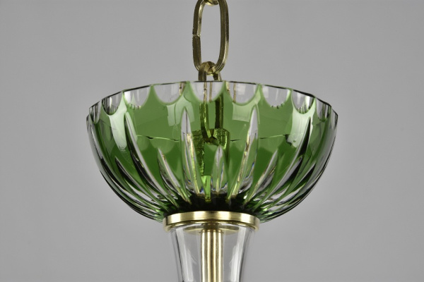 Подвесная люстра Bohemia Ivele Crystal Ivele Crystal 2 1309/8/240 G Cl/Clear-Green/H-1J