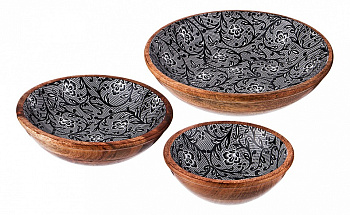 Набор из 3 чаш декоративных Art 723-107