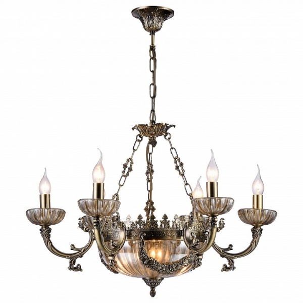 Подвесная люстра Rivoli Patricia P9 AB Б0038438