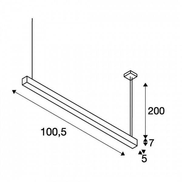 Подвесной светильник SLV Glenos 210024
