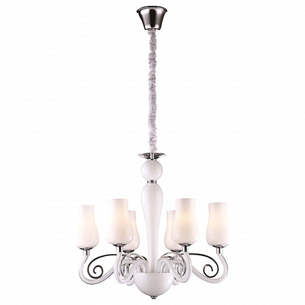 Подвесная люстра Arte Lamp Biancaneve A8110LM-6WH