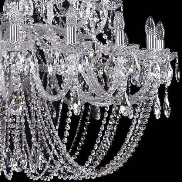 Подвесная люстра Bohemia Ivele Crystal 1406 1406/20+10+5/460/XL-165/Ni