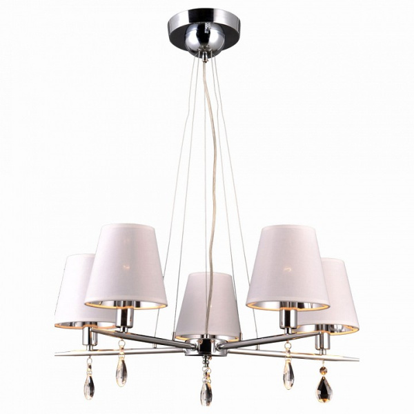 Подвесная люстра Natali Kovaltseva Valence Valence 70039-5C CHROME