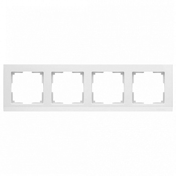 Рамка на 4 поста Werkel Stark WL04-Frame-04-white