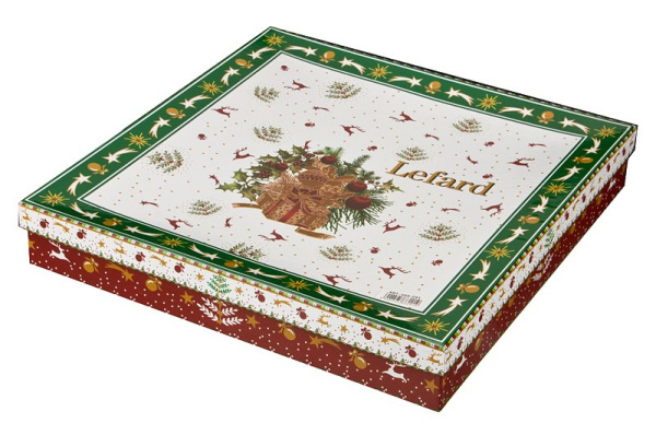 Блюдо декоративное (26х26х4 см) Christmas Collection 586-293