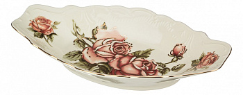 Блюдо декоративное (30.5х16х5 см) Букет Роз 215-019
