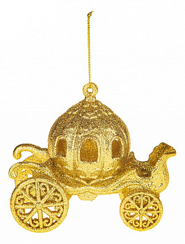 Елочная игрушка (11х6х10 см) Карета 858-162
