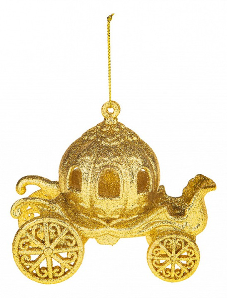 Елочная игрушка (11х6х10 см) Карета 858-162